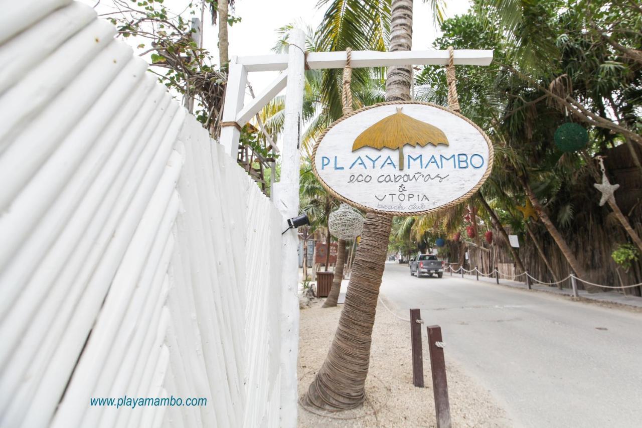 Hotel Playa Mambo Eco Cabanas Tulum Exterior foto